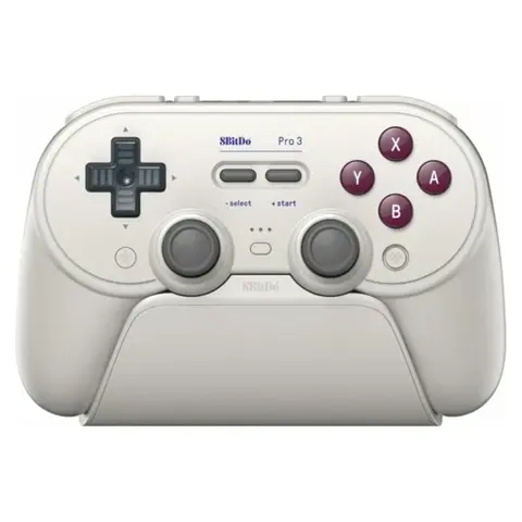 8BITDO Pro 3 brezžični kontroler bel