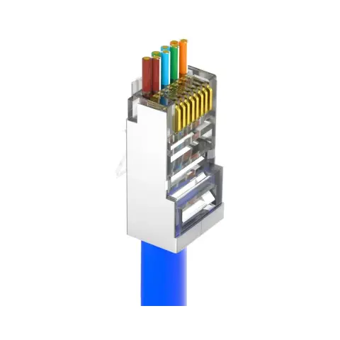 UTP CAT6 Csatlakozó Átlátszó 3cm NPN-RJ45-1C6PTSF-PC10