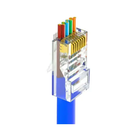 UTP CAT6 Csatlakozó Átlátszó 3cm NPN-RJ45-1C6PTU-PC10)