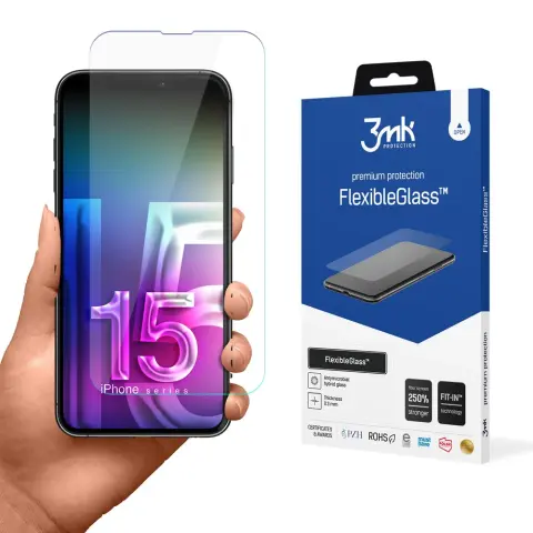 3MK FlexibleGlass képernyővédő iPhone 15 Plus