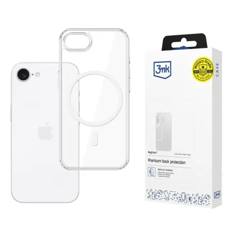 3MK MagCase MagSafe tok iPhone 16e átlátszó