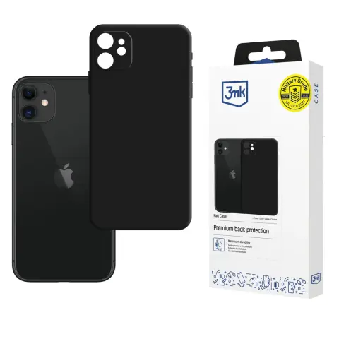 3MK Matt Case hátlaptok iPhone 11 fekete