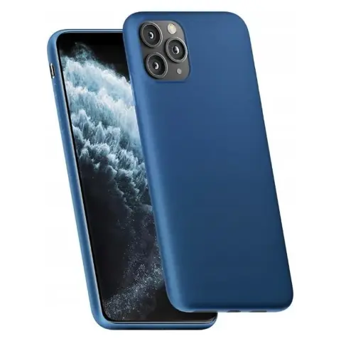 3MK Matt Case hátlaptok iPhone 12 / 12 Pro kék