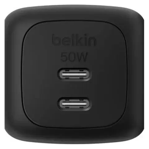 BELKIN WCH019KQBK 2-port USB-C GaN wall charger (50 W)