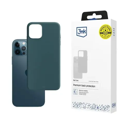 3MK Matt Case back cover iPhone 12 / 12 Pro Green