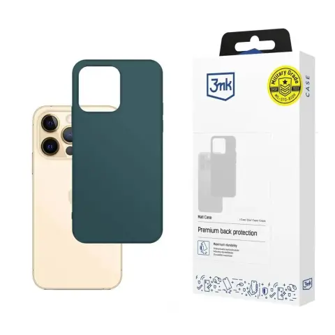 3MK Matt Case hátlaptok iPhone 13 Pro zöld