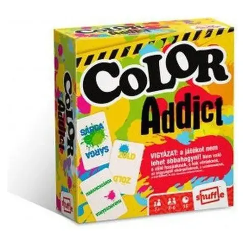 CARTAMUNDI Shuffle Color Addict - Legyél Te is színfüggő! színes kártyajáték