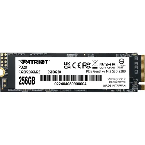 PATRIOT 256GB P320 M.2 PCIe M.2 2280 P320P256GM28