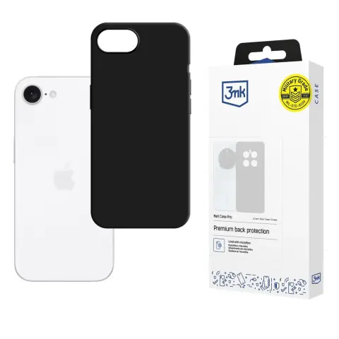 3MK Matt Case Pro hátlaptok iPhone 16e fekete