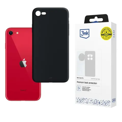 3MK Matt Case Pro hátlaptok iPhone SE 2022 fekete