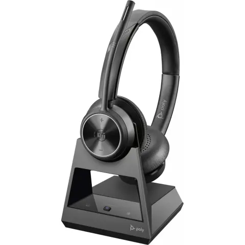 HP Poly Savi 7320 UC sztereó DECT 1880–1900 MHz-es headset MS Teams 8L553AA