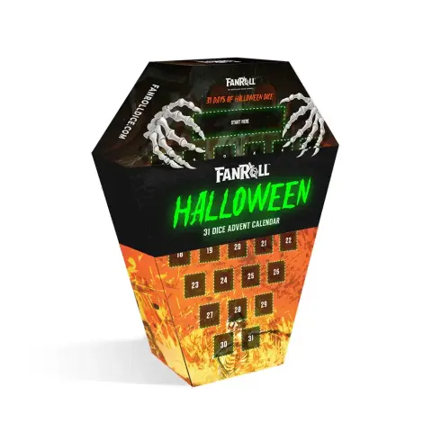 FANROLL Dice Goblin Halloween Advent Calendar 2025 31 napos adventi naptár