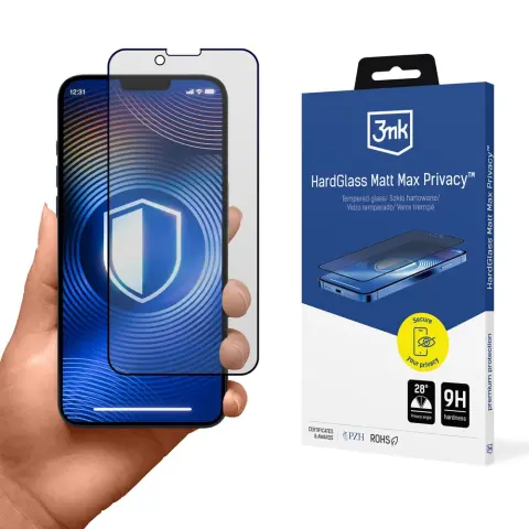 3MK HardGlass Matt Max Privacy betekintésvédő iPhone 13 Mini