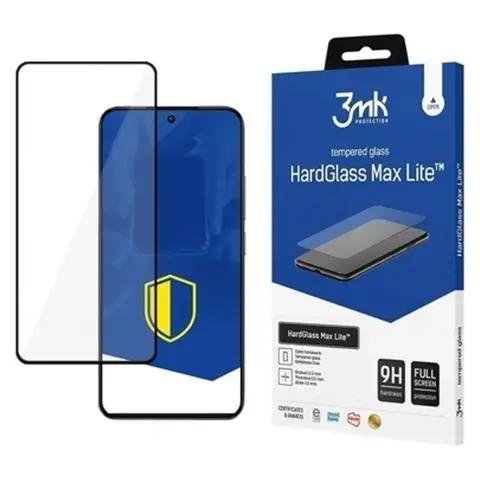 3MK HardGlass Max Lite kijelzővédő iPhone 13/13 Pro/14 fekete