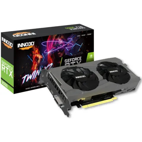 INNO3D GeForce RTX 3050 6GB GDDR6 Twin X2 v2 PCIE