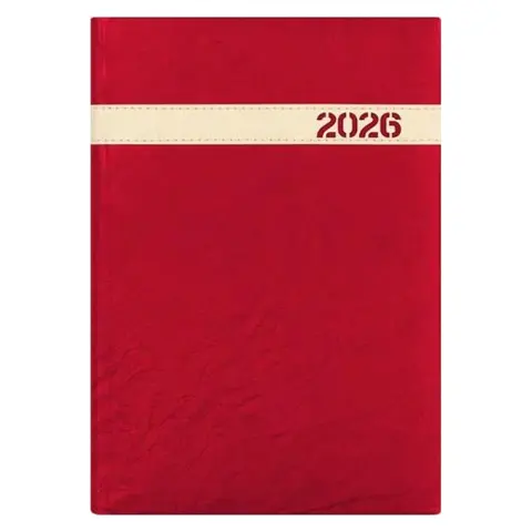 DAYLINER The Boss calendar planner A5 daily 2026 burgundy