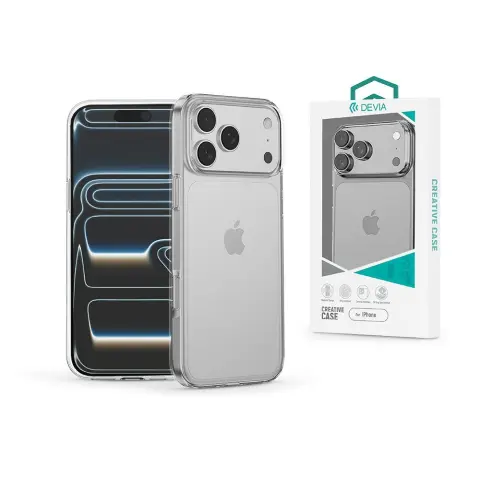 DEVIA Naked hátlap iPhone 17 Pro Max / iPhone 18 Pro Max átlátszó