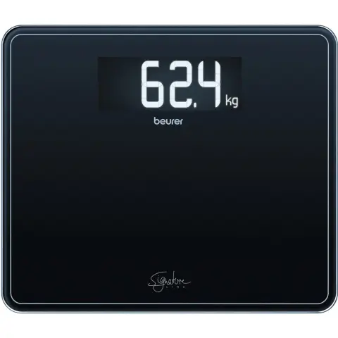 BEURER GS 410 SignatureLine glass bathroom scale black