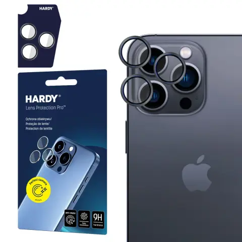 3MK Hardy Lens Protection Pro Kamera lencsevédő iPhone 13 Pro/13 Pro Max szürke