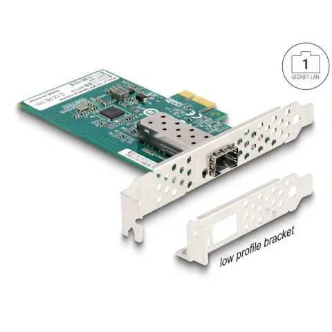 DELOCK 89481 PCI Express kártya 1 x SFP bővítőhely Gigabit LAN