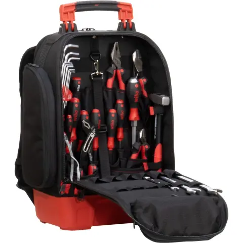WIHA 45529 Mechanic szerszámos hátizsák + 41 részes szerszámkészlet