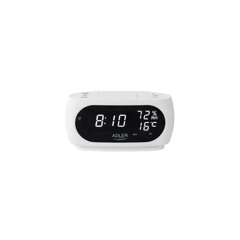 ADLER AD1186 LED clock with thermometer white