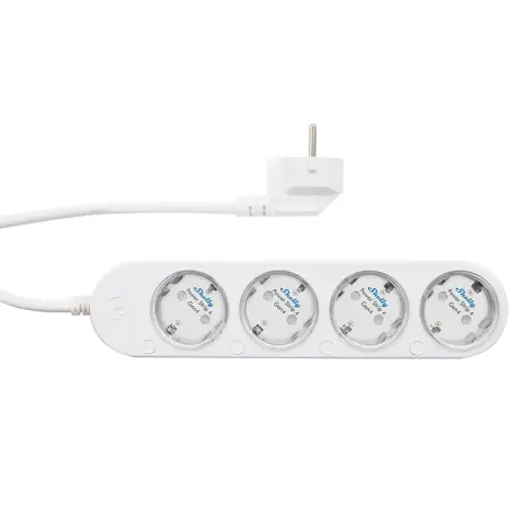 SHELLY Power Strip 4 Gen4 razdjelnik 4 utičnice 1.5m bijela
