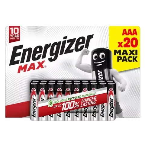 ENERGIZER Max Mikro ceruza elem (AAA) 20db