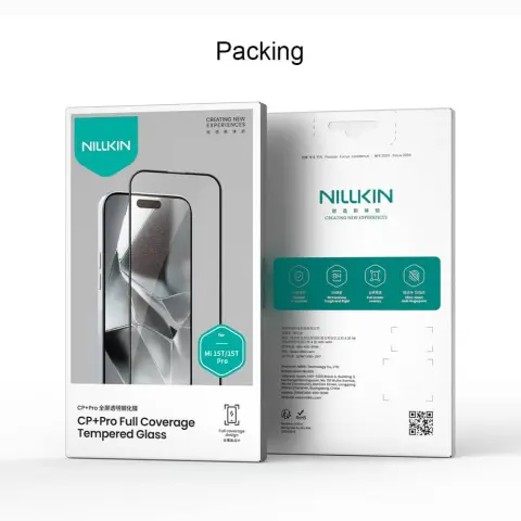 NILLKIN CP+ PRO Tempered Glass Kijelzővédő fólia Xiaomi 15T Pro fekete