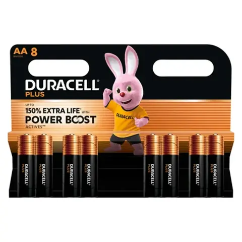 DURACELL Plus ceruza elem (AA) 8db