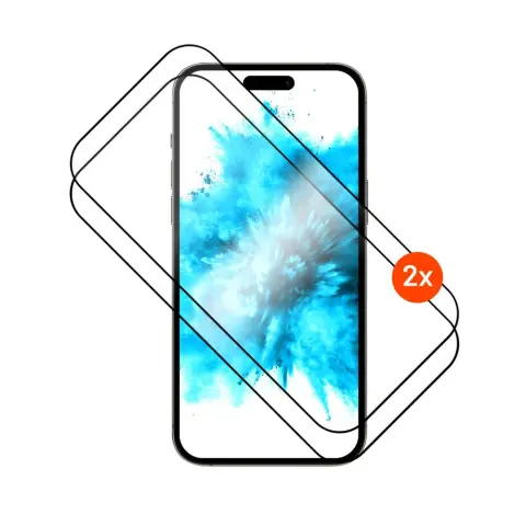 FIXED 2.5D Full Cover Tempered Glass iPhone 17 Pro Max / iPhone 18 Pro Max fekete 2db