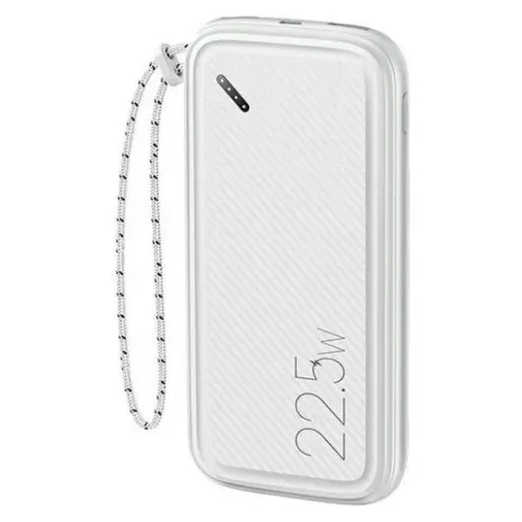 USAMS PB56 Power Bank 2xUSB 1xUSB-C 10000mAh 22.5W white