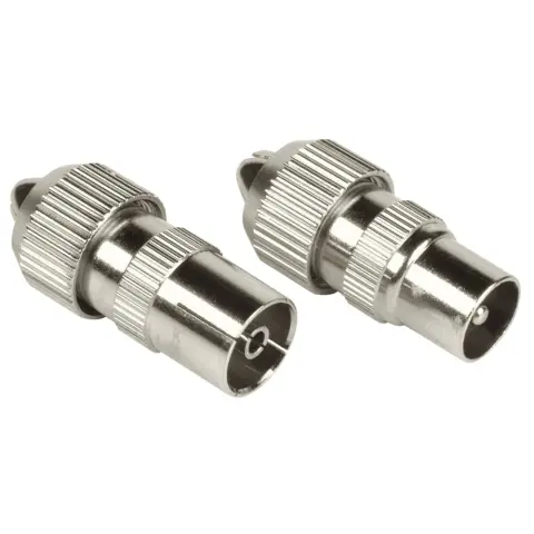 HAMA Koax Csatlakozó Ezüst 3cm 205211