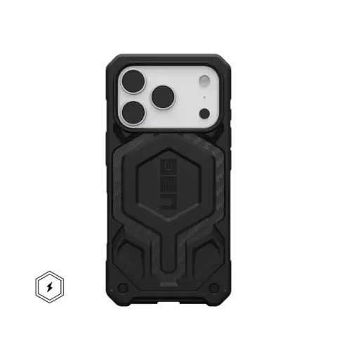 UAG Monarch Pro MagSafe tok iPhone 17 Pro / iPhone 18 Pro karbon fekete