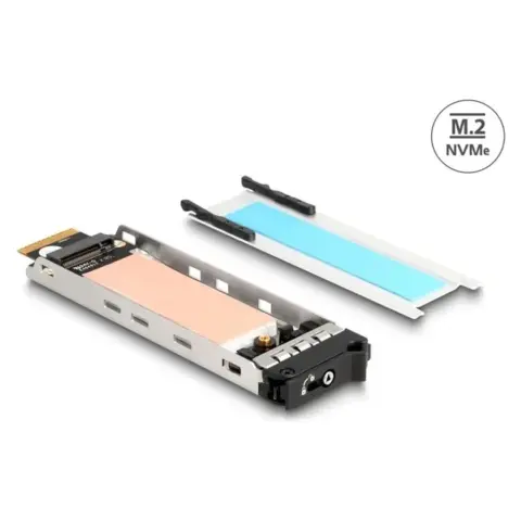 DELOCK 47037 M.2 PCIe kivehető meghajtókeret Delock 47028-hoz szürke