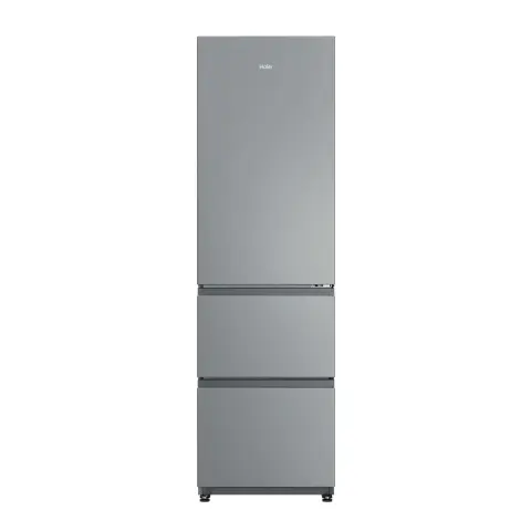 HAIER HTR3518ENMX Hűtőszekrény alulfagyasztós 196/107L Szürke