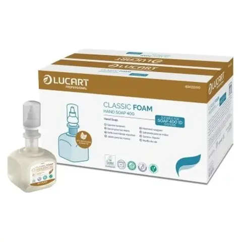 LUCART 89411000 Classic foam soap refill with almond oil 400ml