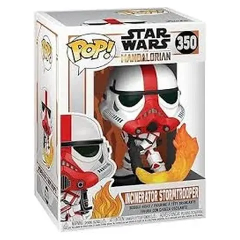 FUNKO Pop Star Wars The Mandalorian - Lángszórós rohamosztagos figura