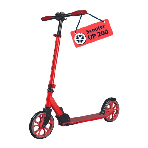 HUDORA Scooter Up 200 red piros