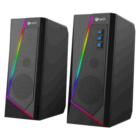 C-TECH SPK-17 2.0 Hangszóró fekete RGB