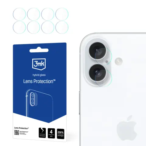 3MK Lens Protection Kamera lencsevédő iPhone 16 4db