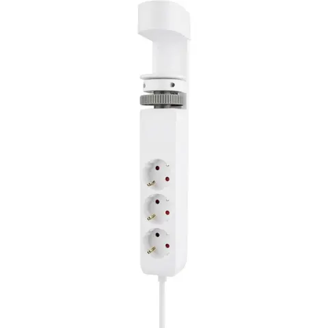 NEOMOUNTS DS22-840WH6 power strip 3 sockets 2x USB-C 1x USB-A 1.4m white with switch