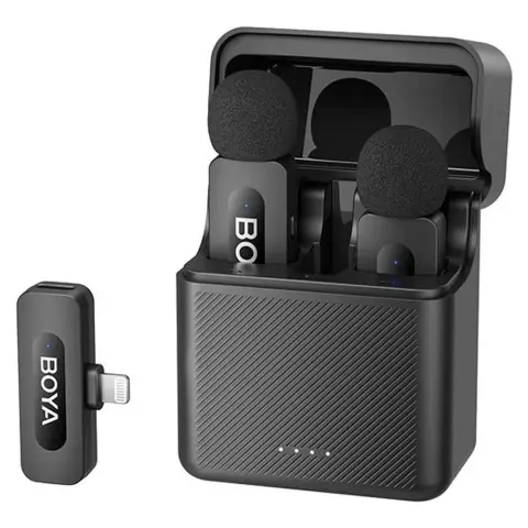 BOYA BY-V3 2.4 GHz Dual-Channel Wireless Microphone Lightning
