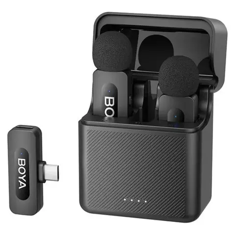BOYA BY-V30 2.4 GHz Dual-Channel Wireless Microphone USB-C