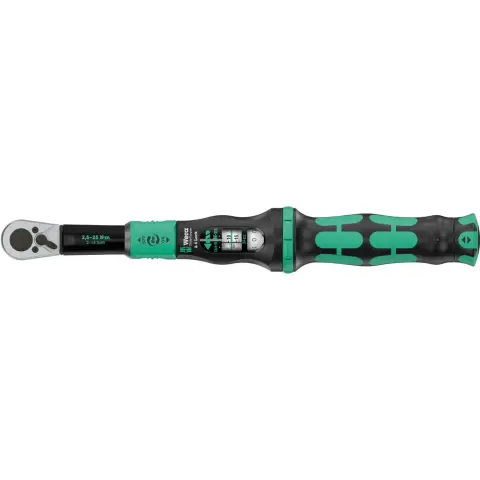 WERA 05075691001 Click-Torque Lock A 6 Nyomatékkulcs Racsnival 1/4 (6.3 mm) 2.5 - 25 Nm