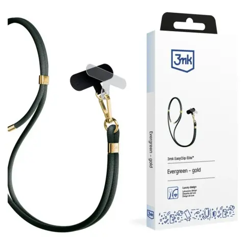 3MK EasyClip Elite Nyakpánt tok betéttel arany