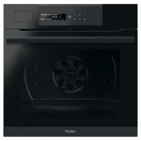 HAIER HWO60SM6S5BH I-Message Series 6 Oven with steam function Black