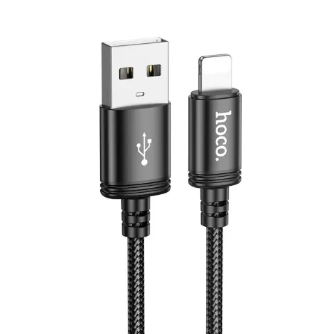 HOCO USB Lightning Töltő/adat Fekete 2m HC646451