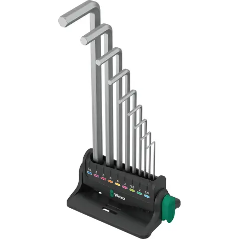 WERA 5022102001 950/9 Hex-Plus 8 Belső hatlap Hajlított csavarhúzó készlet 9 részes