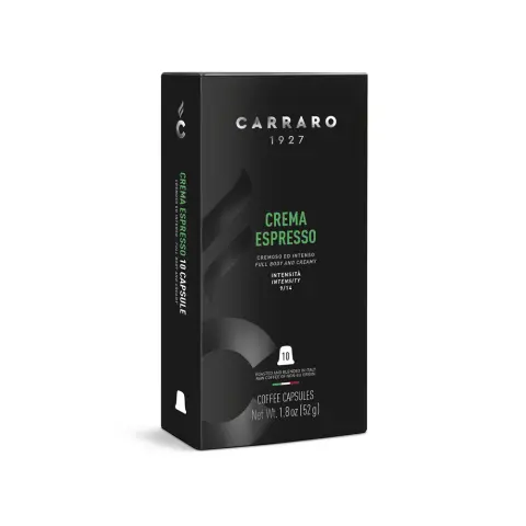 CARRARO Crema espresso premium Nespresso-compatible coffee capsules 10 pcs